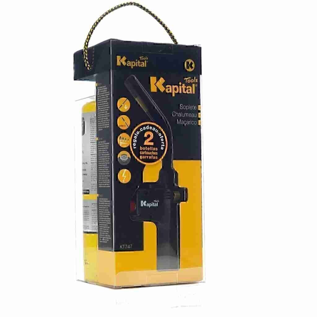 KIT SOPLETE KT747+ 2 CARGAS GAS MAP PRO